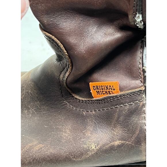 Original Michel Pull On Work Western Boots Mens 11.5 main image 6